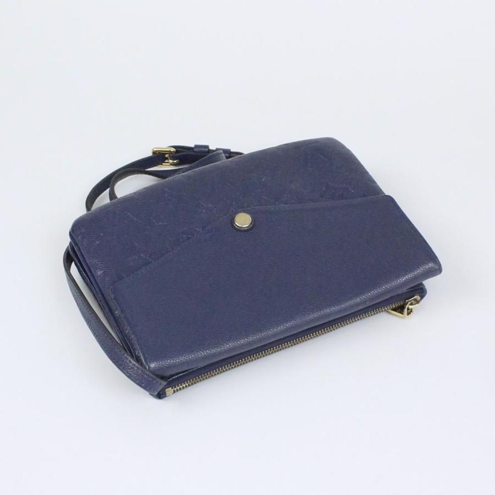 Louis Vuitton Twice Iris Shoulder Bag Amplant Leather Blue - Picture 4 of 9
